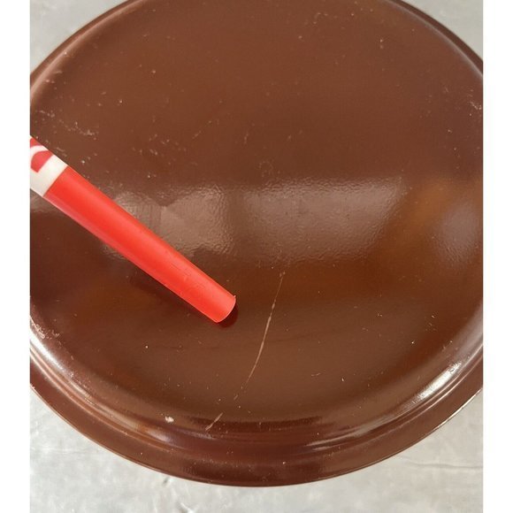 Vintage Pyrex 474-B Brown & Gold Casserole Baking Dish & Lid 1.5 QT 474-B Boho - Picture 7 of 10